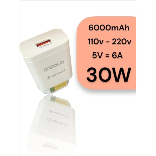 AGOLD30W 2 Cargador Turbo 30W USB-C A’Gold CA27-3