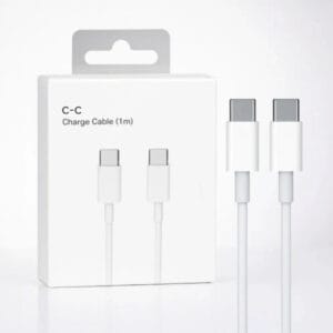 cable tipo c a tipo c para apple, 1 mt