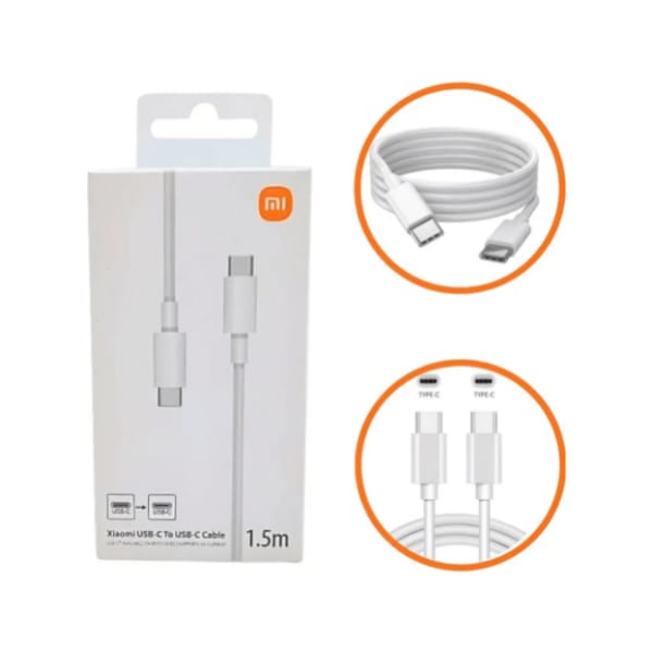 Cable Tipo C a Tipo C Xiaomi, 1.5 mt