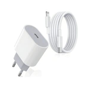 cargador 20w para apple con cable c a lightning